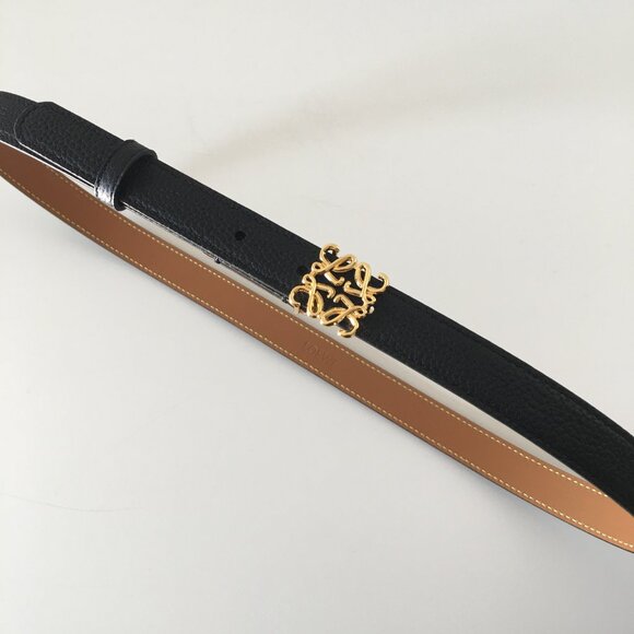 LOEWE Anagram Leather belt - Picture 2 of 7